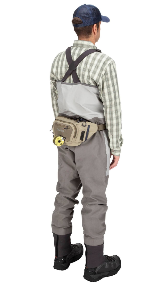 Simms Freestone Tactical Hip Pack Tan Model Simms Freestone Tactical Hip Pack Tan Model
